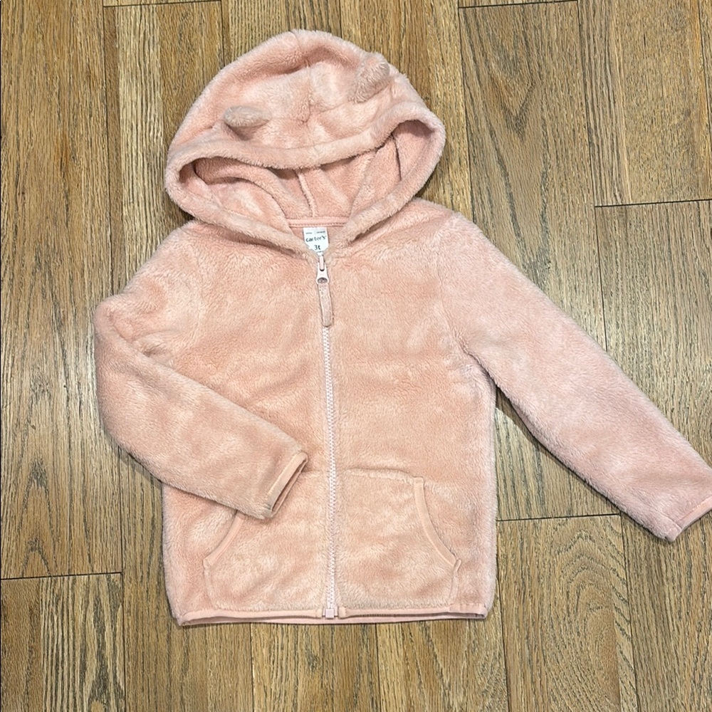 Carter's Soft Pink Fleece Hoodie